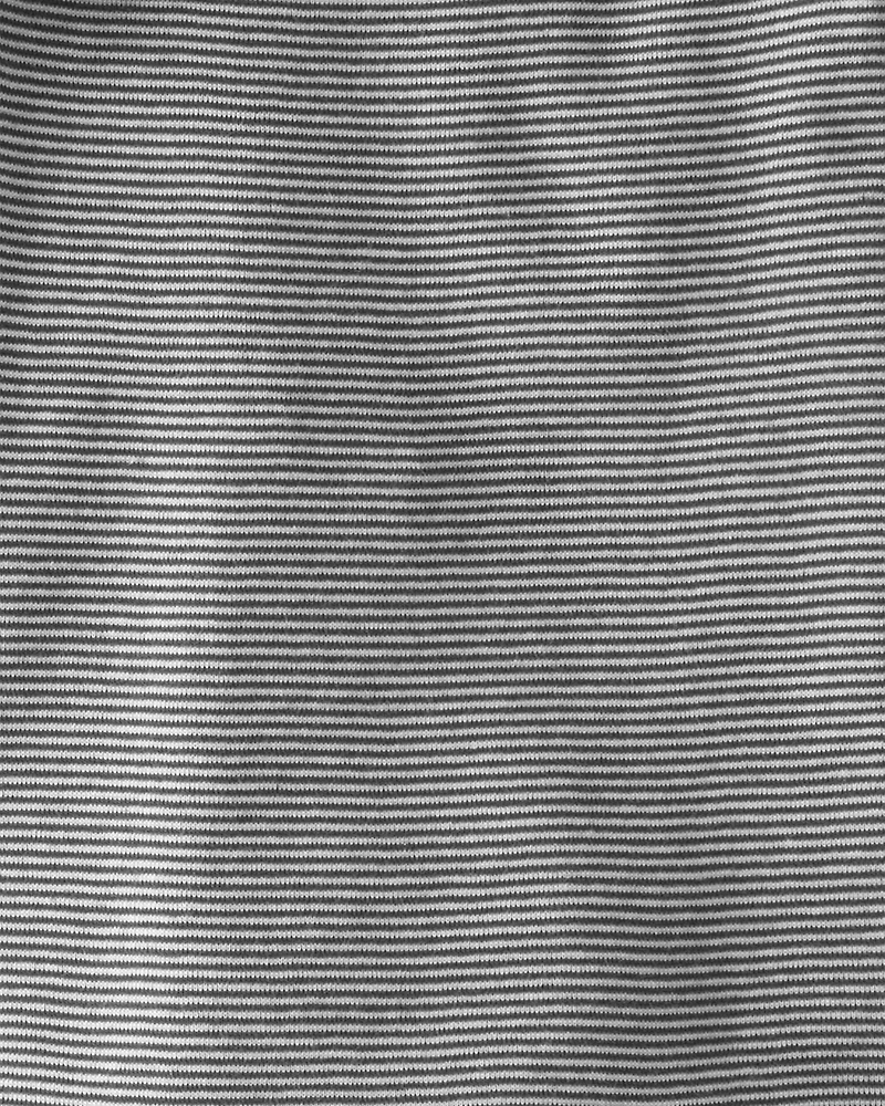 Baby Organic Cotton 3-Pack Panda-Print & Striped Bodysuits