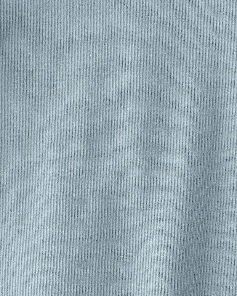 Baby Organic Cotton Ribbed 2-Piece Pajamas Set