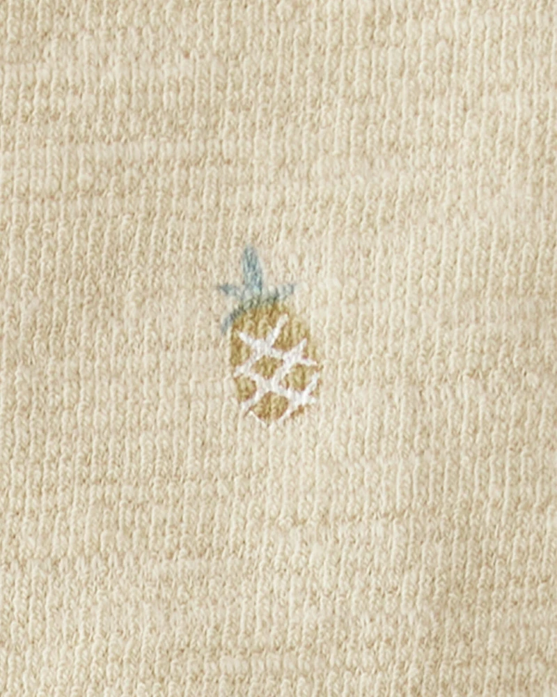 Baby Girl 2-Piece Pineapple-Print Set Made With Organic Cotton