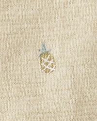 Baby Girl 2-Piece Pineapple-Print Set Made With Organic Cotton