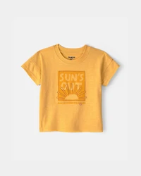 Baby Boy 'Sun's Out' Graphic Tee - Yellow