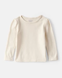 Baby Girl 2-Piece Leopard Print Cotton Long-Sleeve Dress Set - Brown