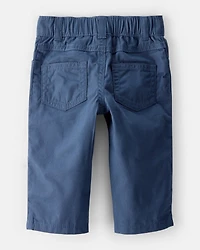 Baby Boy 2-Piece Plaid Shirt & Pant Set - Maroon/Ivory