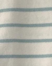 Boys 2-Piece Knit Top & Short Set Made with Organic Cotton in Stripes