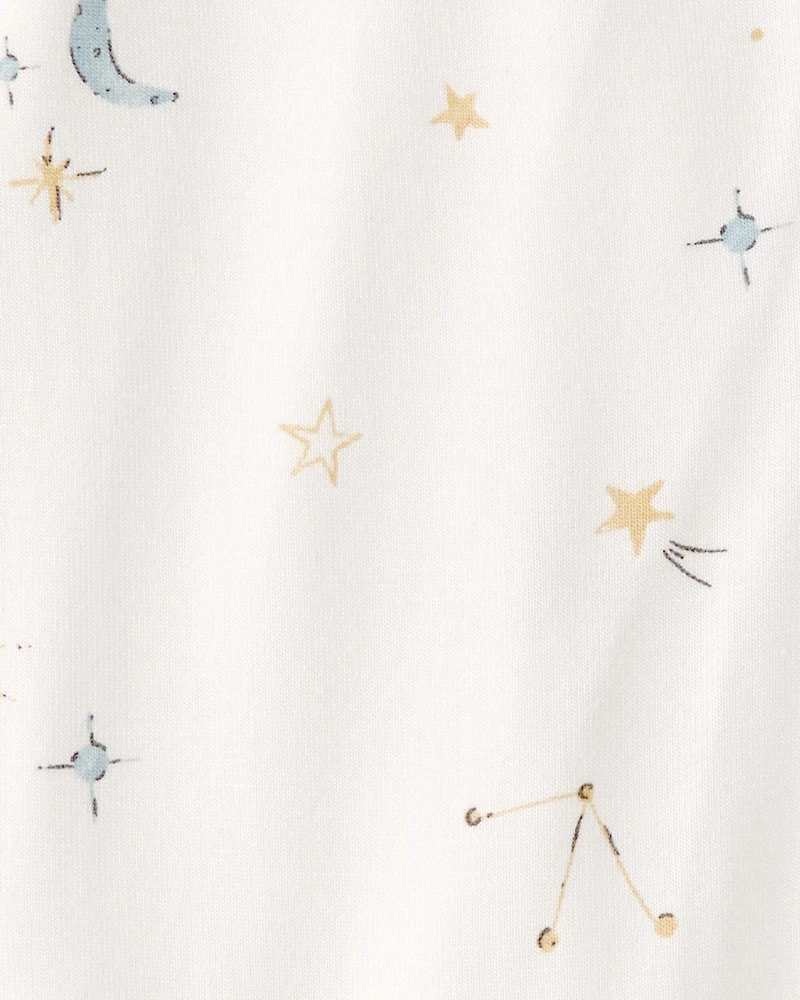 Baby Constellation 2-Way Zip PurelySoft Footie Sleep & Play Pajama - Cream