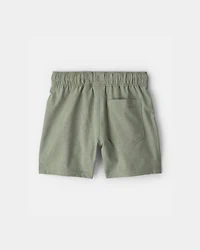 Baby Boy Woven Pocket Shorts - Green