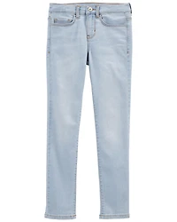 Kid Blue Ice Wash Slim Fit Skinny-Leg Jeans