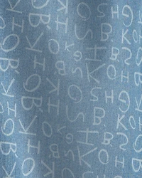 Girls Alphabet Denim Barrel Jeans - Medium Wash