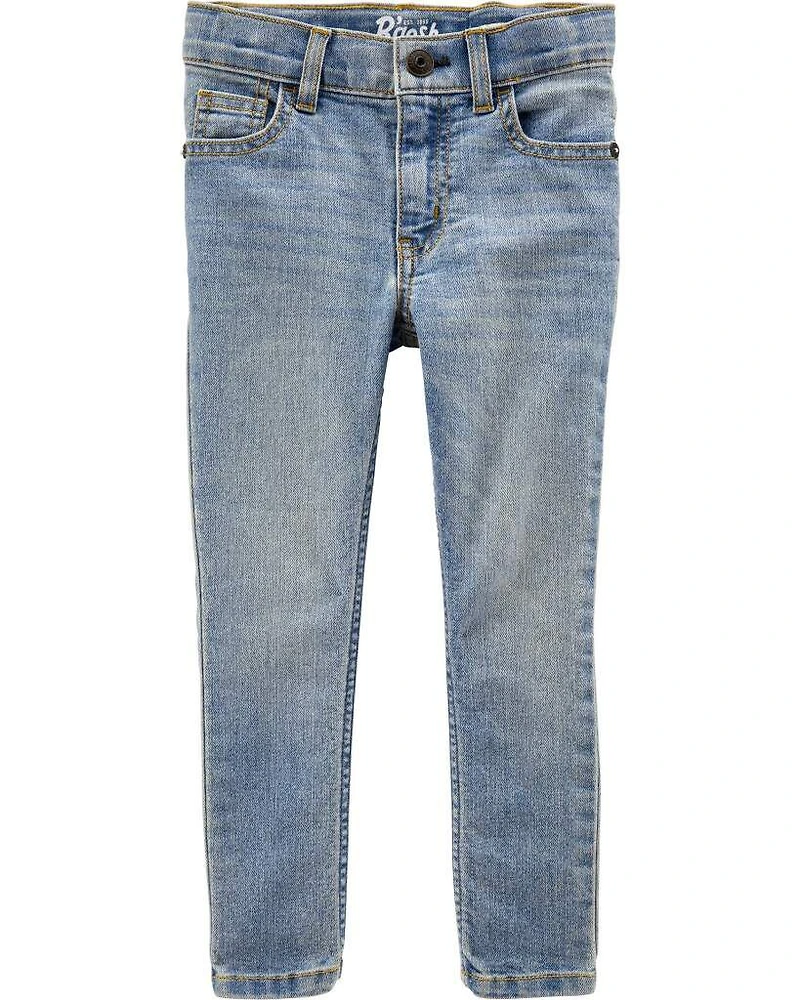 Baby Sun Faded Light Wash Skinny-Leg Jeans