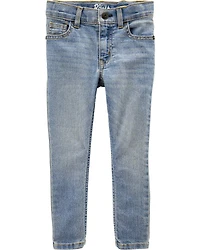 Baby Sun Faded Light Wash Skinny-Leg Jeans