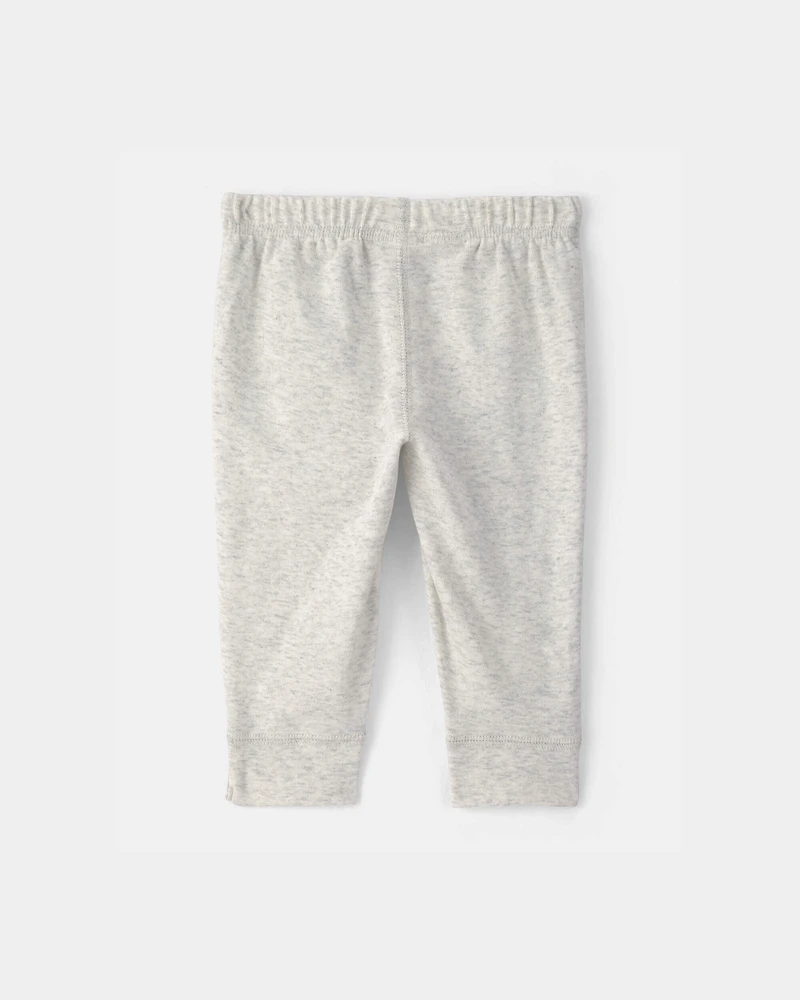 Baby 2-Pack Pants - Ivory/Grey