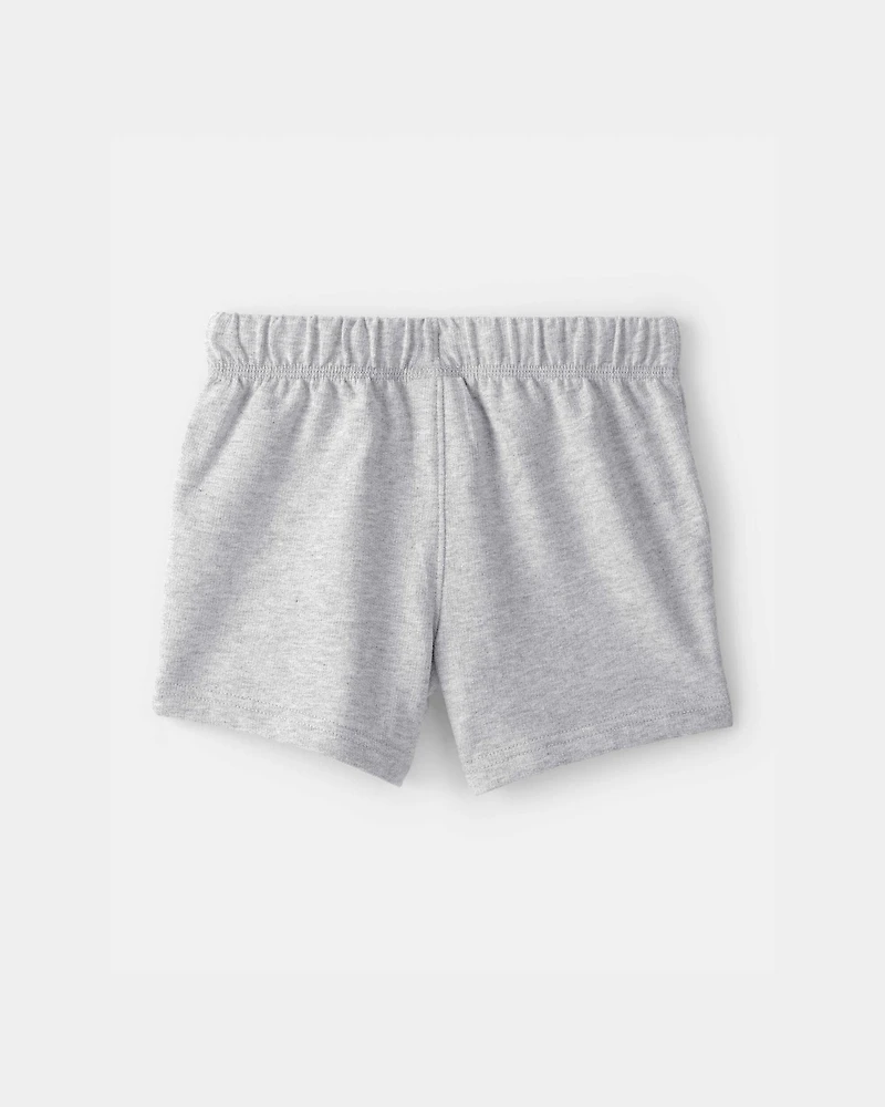 Toddler Boy French Terry Shorts - Grey