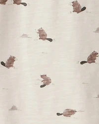 Toddler Boy 2-Pack Organic Cotton Tees in Beaver Creek Print