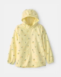 Girls Lemon Raincoat - Yellow