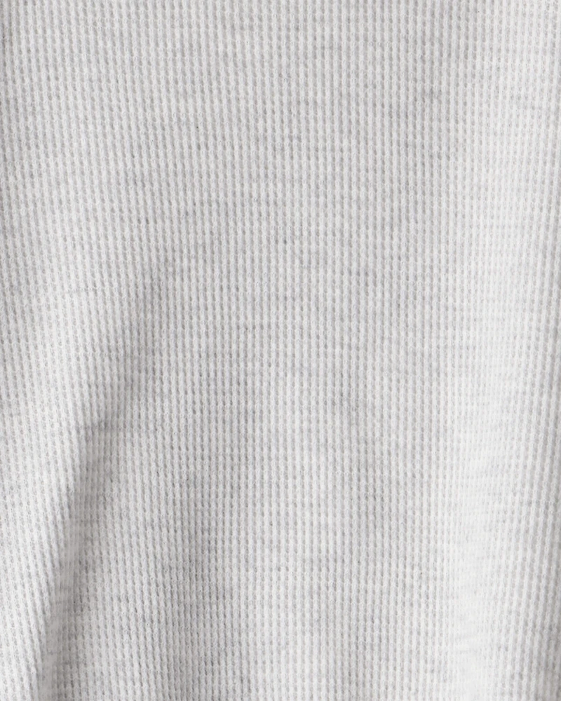 Girls 2-Piece Long-Sleeve Top & Skirt Set - Grey