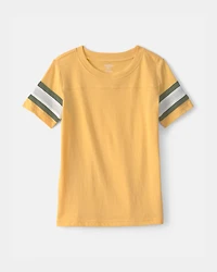 Boys Striped Short-Sleeve T-Shirt - Yellow