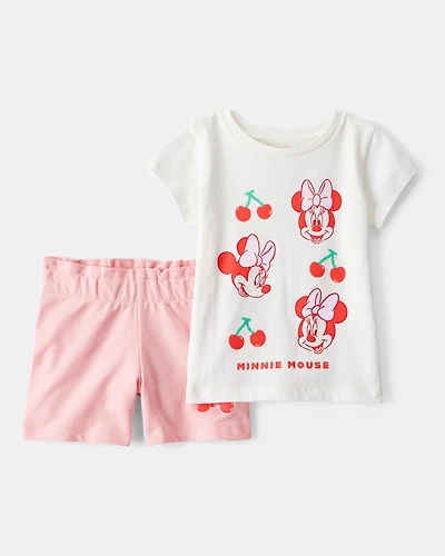 Baby Girl 2-Piece Minnie Mouse Outfit Set