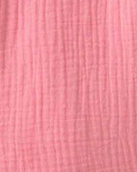 Girls Organic Cotton Gauze Button-Down Top