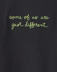 Girls Wicked Elphaba Rib Top - Black