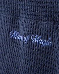 Girls Thermal Hooded Top - Navy