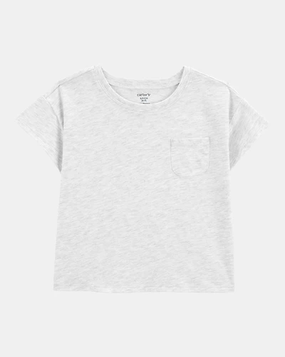 Kid Solid Short-Sleeve Fashion Top