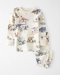 Baby Dinosaur Print Organic Cotton Pajamas Set