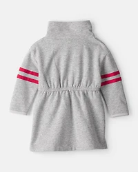 Baby Girl DayDream Fleece Dress - Grey