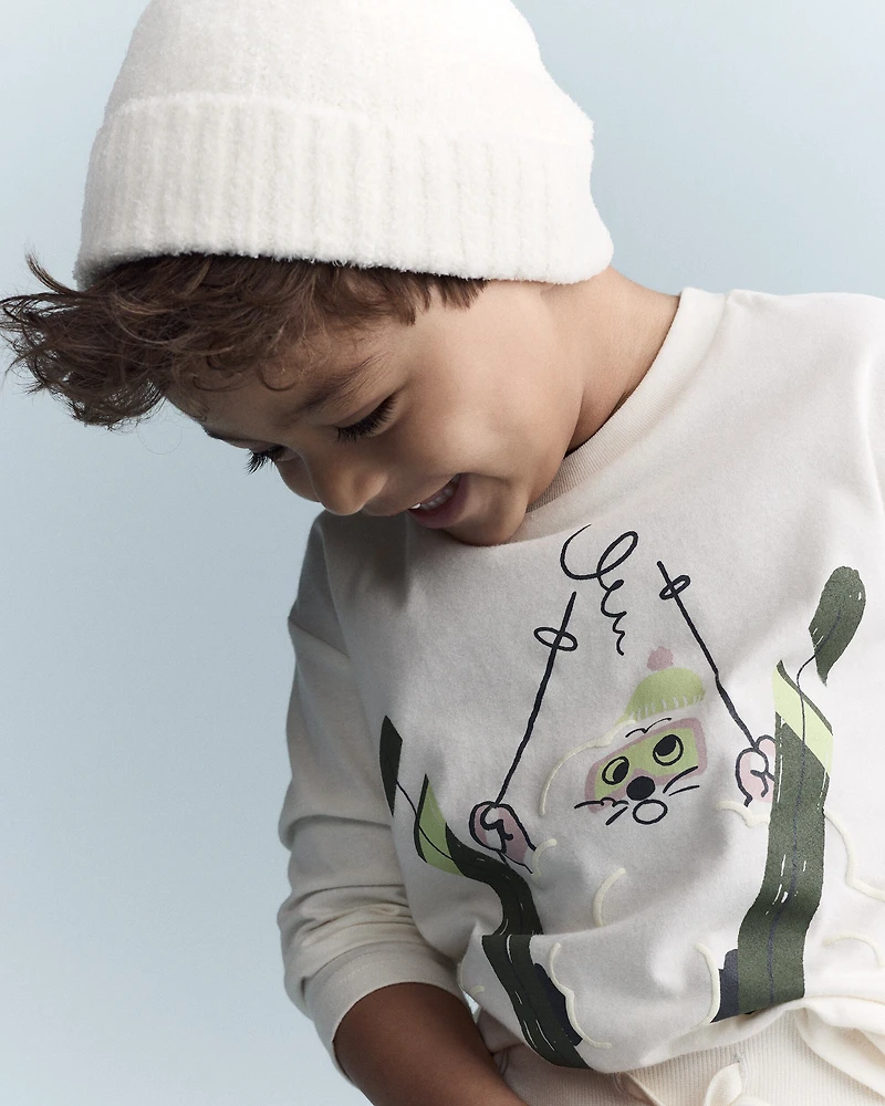 Toddler Beanie - Cream