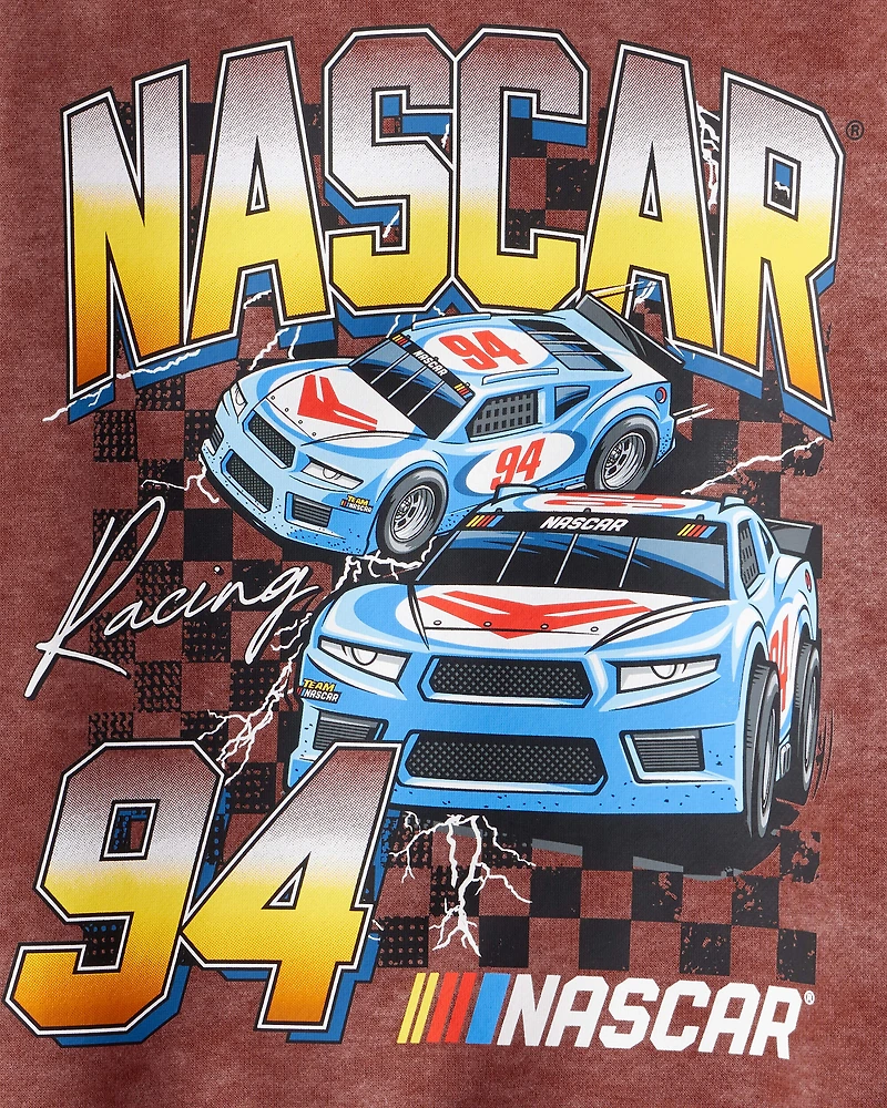 Boys NASCAR Pullover Sweatshirt - Brown
