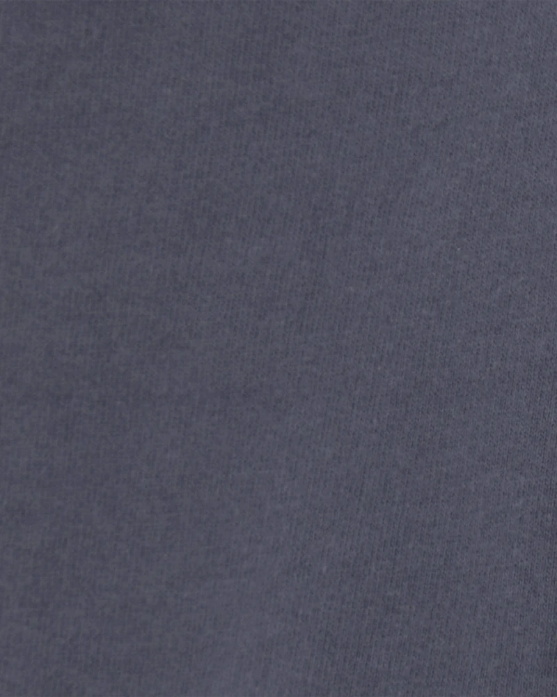 Baby Pull-On French Terry Joggers - Navy