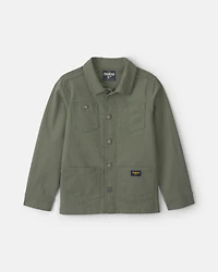 Boys Utility Jacket - Olive Green