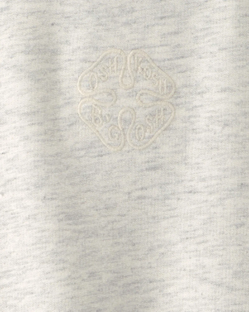 Baby OshKosh Logo French Terry Pullover Sweatshirt - Grey