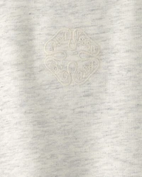 Baby OshKosh Logo French Terry Pullover Sweatshirt - Grey