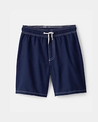 Boys Swim Trunks - Navy Blue
