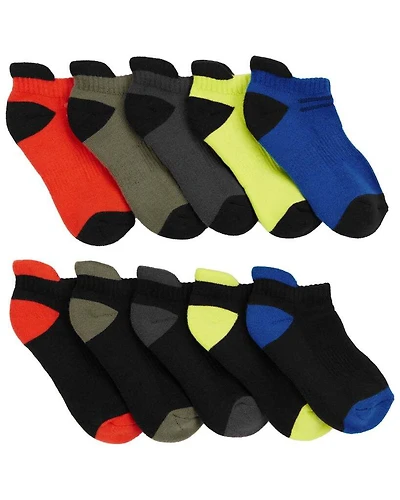 Boys 10-Pack No Show Socks