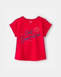 Girls 'Sol Searcher' Top - Red