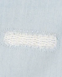 Kid Mid-Length Iconic Denim Short - Splash Wash