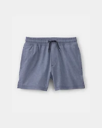 Boys Pull-On Active Shorts - Blue