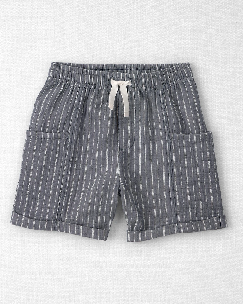 Boys 2-Piece Organic Cotton Gauze Top & Short Set