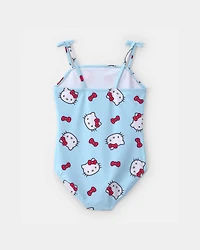 Girls 1-Piece Hello Kitty® Swimsuit - Blue