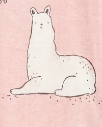 Baby Girl 2-Pack 2-Way Zip Cotton Sleep & Play Pajamas - Pink/Green