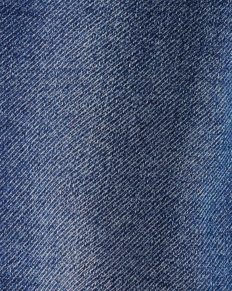 Baby 2-Piece Acorn Button-Down Shirt & Pull-On Denim Pant Set