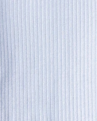 Baby Girl Shimmer Rib Mock Neck Top - Blue