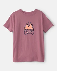 Boys Game Controller Graphic Tee - Red