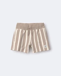 Toddler City Park™ Shorts in Stripes - Khaki/Cream