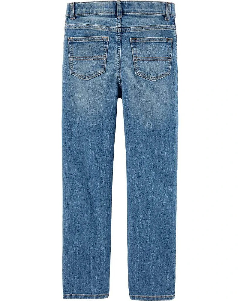 Kid Medium Wash Straight-Leg Jeans