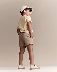 Toddler Boy Standard Shorts with Pockets - Khaki