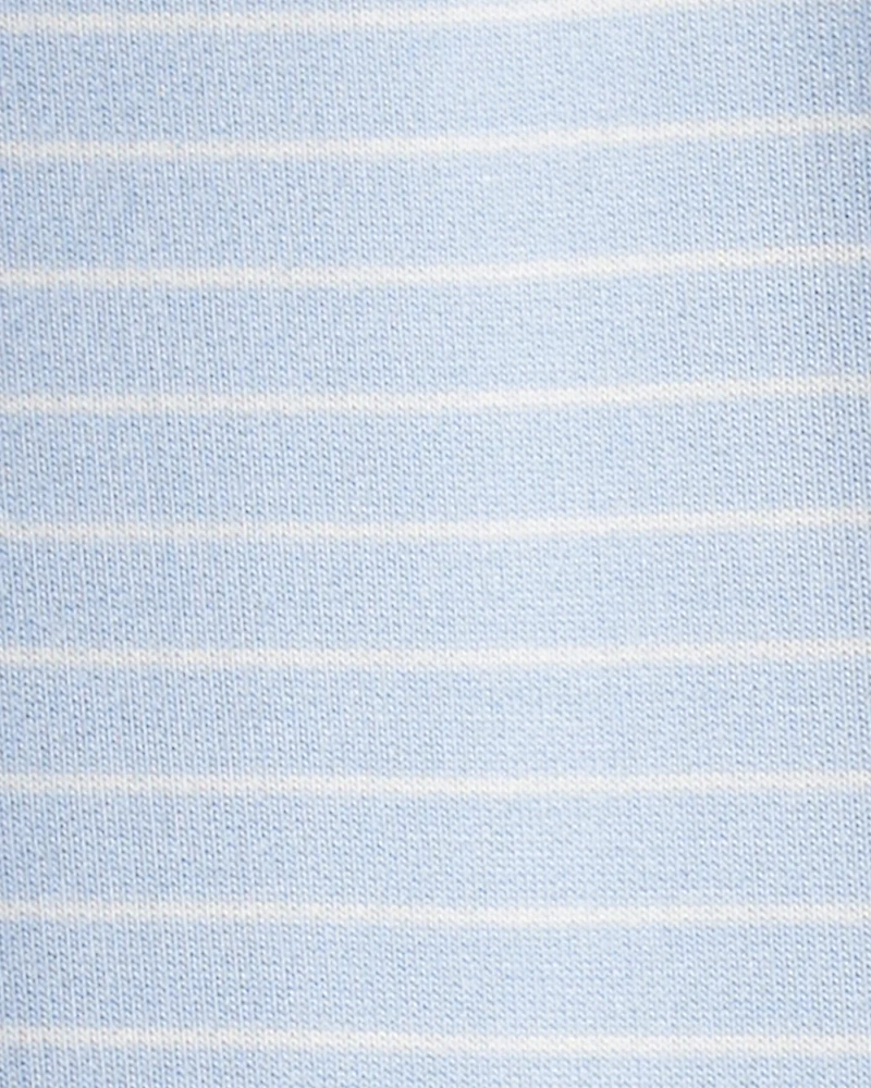 Baby Boy PurelySoft Long-Sleeve Jumpsuit - Blue