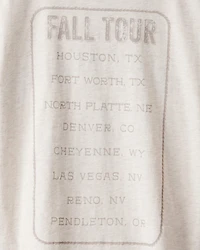 Boys Western Rodeo Short-Sleeve Graphic Tee - Ivory