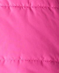 Baby Girl Puffer Vest - Pink